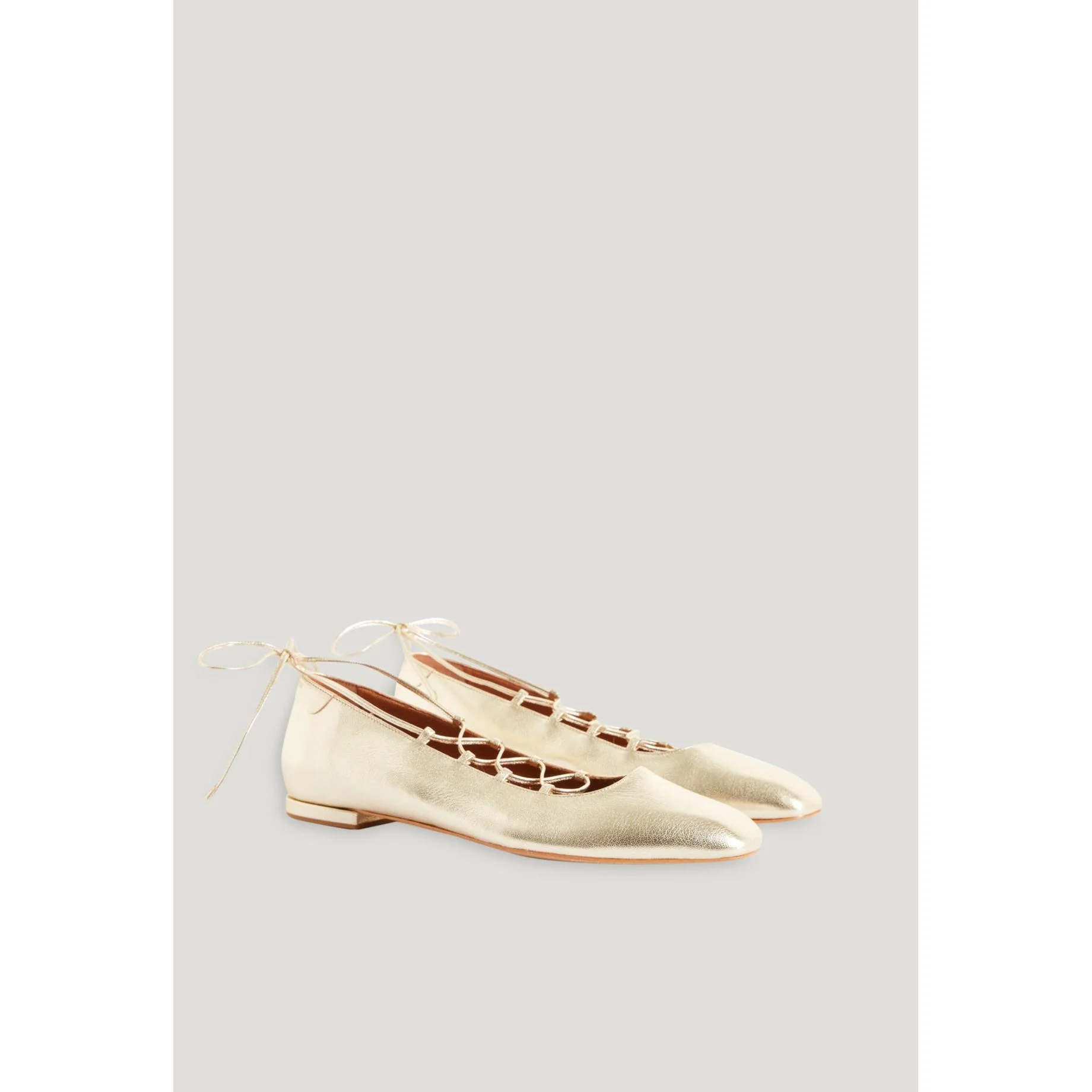 Ballerines Cuir Doré - Image 9