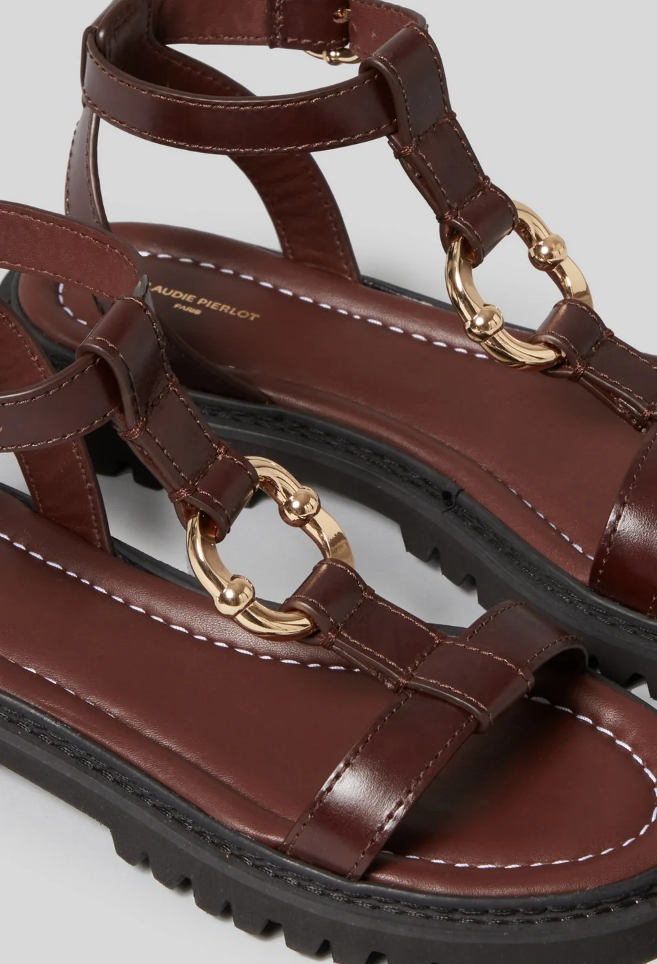 Chaussures Agnescommando Chocolat - Image 4