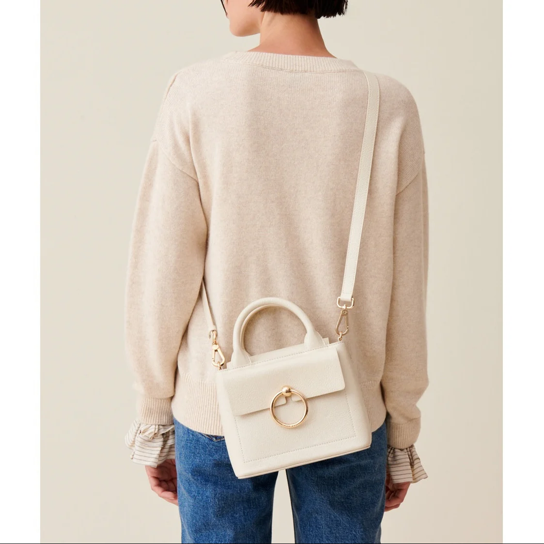 Sac Anouckminigrained Ecru - Image 2