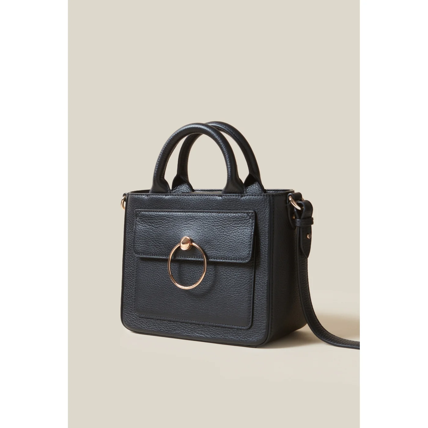 Sac Anouckgrained Noir - Image 4