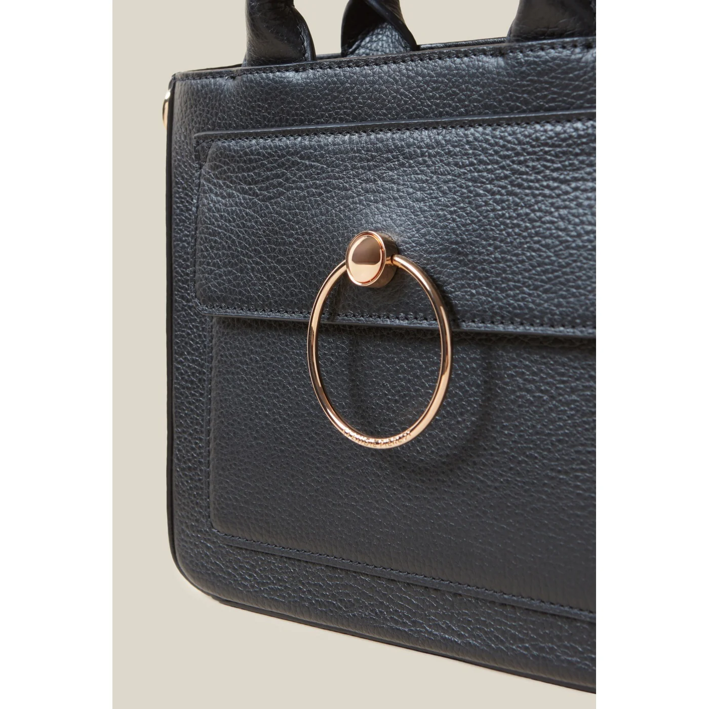 Sac Anouckgrained Noir - Image 6