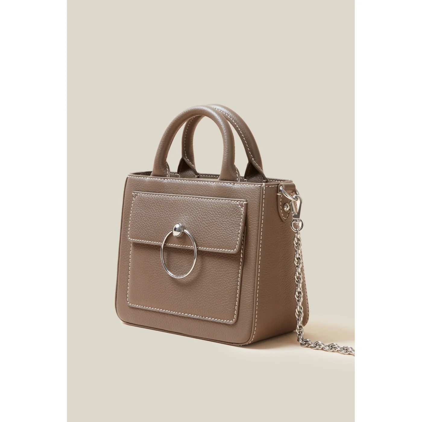 Sac Anouckchaingrained Taupe - Image 5