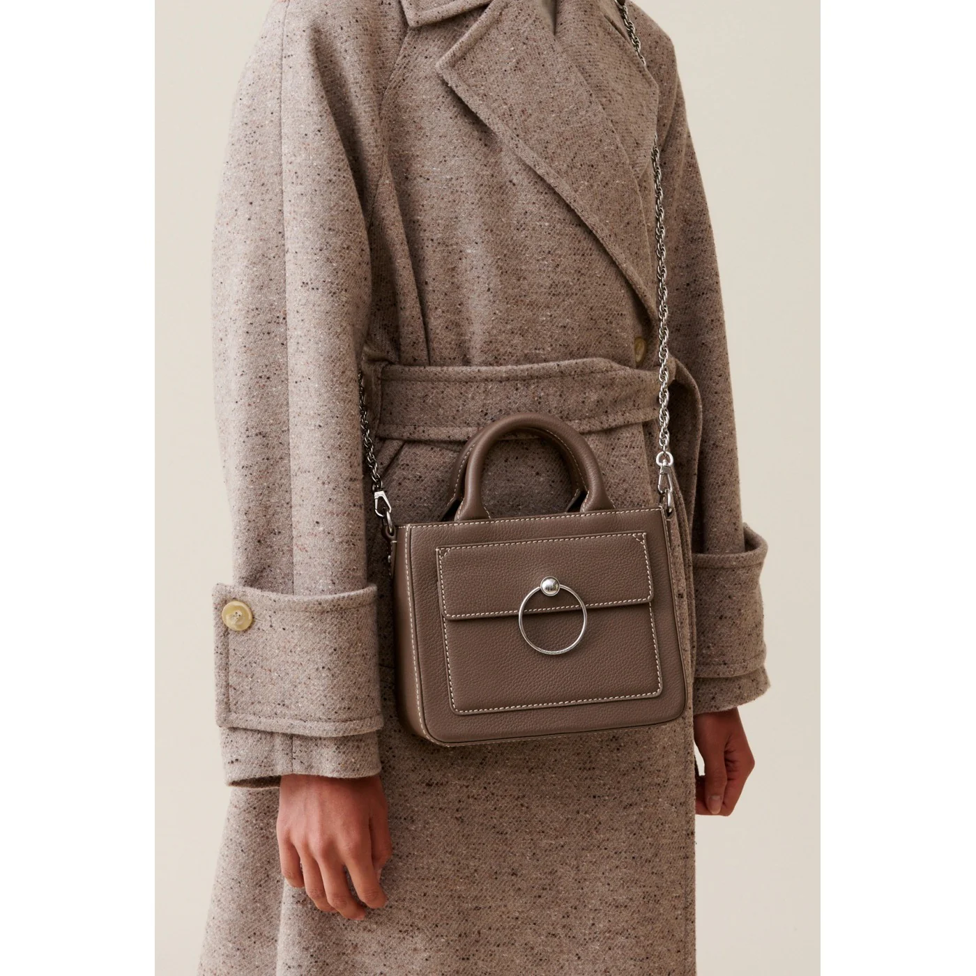 Sac Anouckchaingrained Taupe - Image 7
