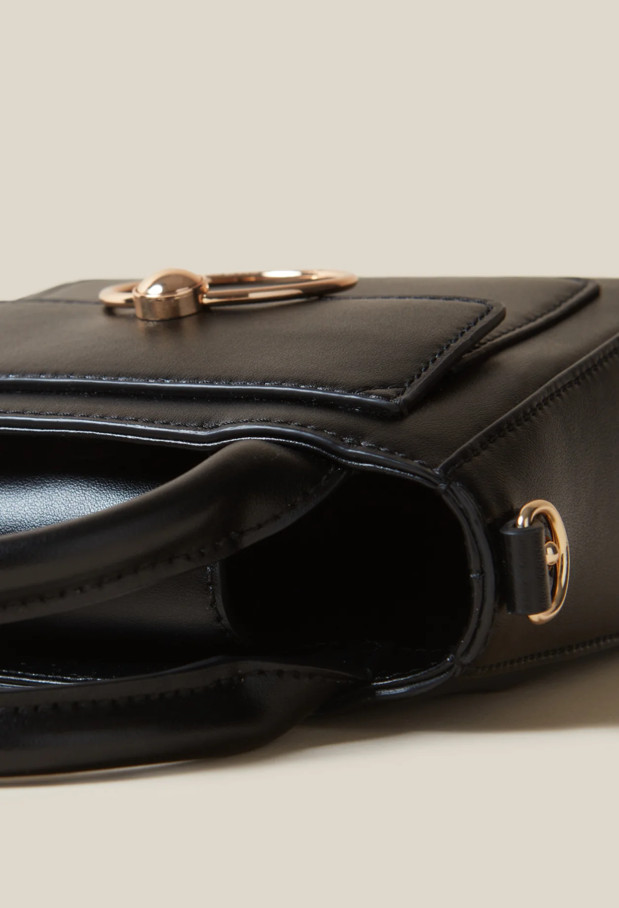 Mini Sac Anouck Cuir Lisse Chaîne - Image 4