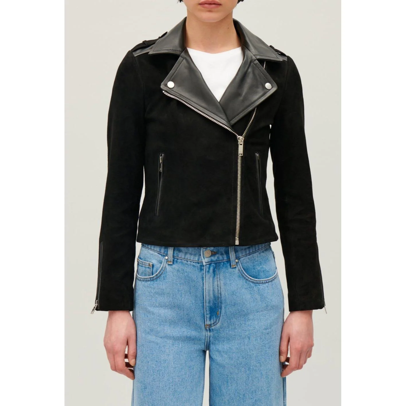 Veste En Cuir Noir - Image 2