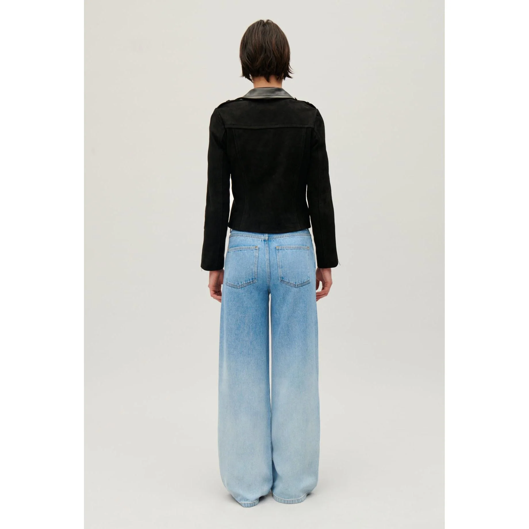 Veste En Cuir Noir - Image 4
