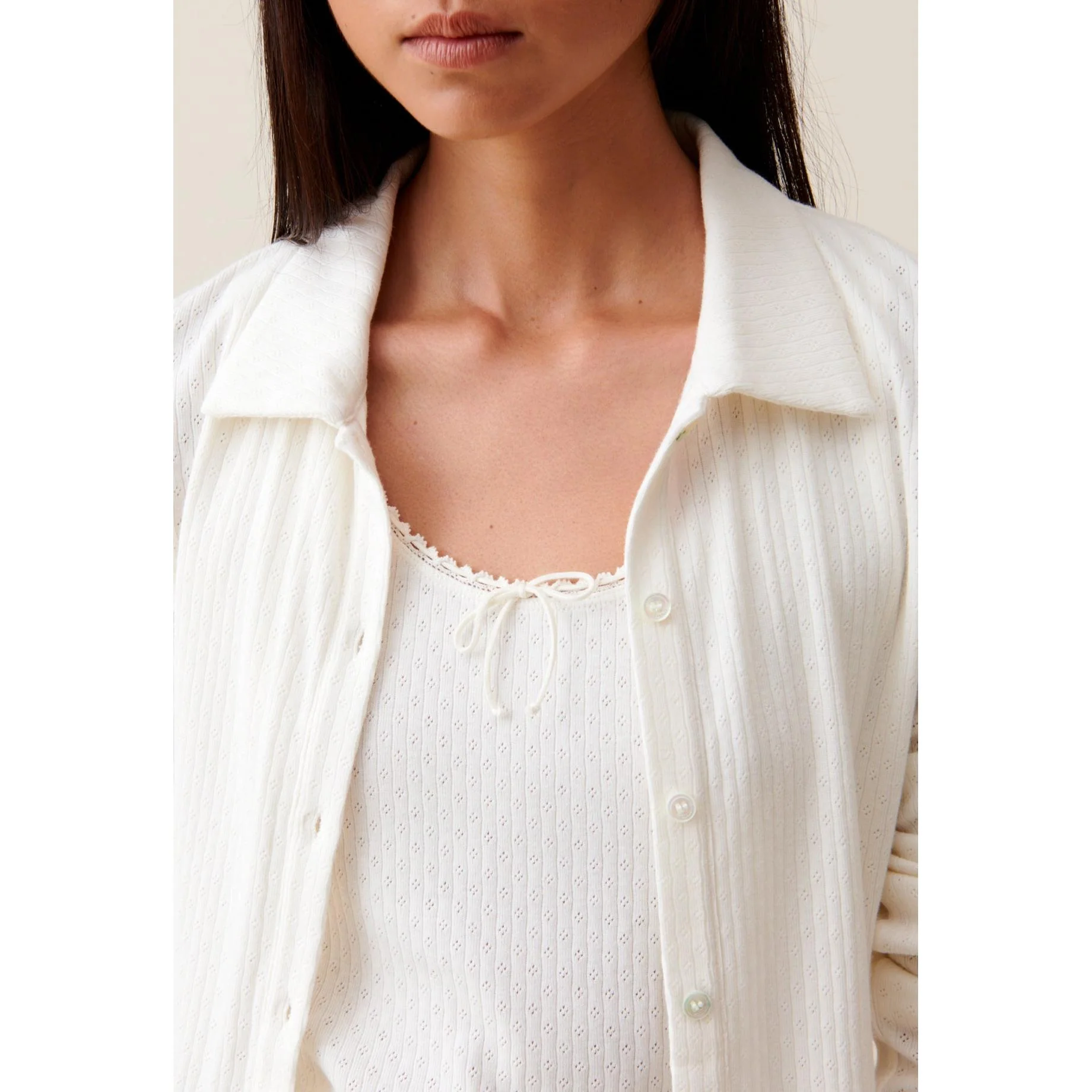 Top Col Chemise - Image 2