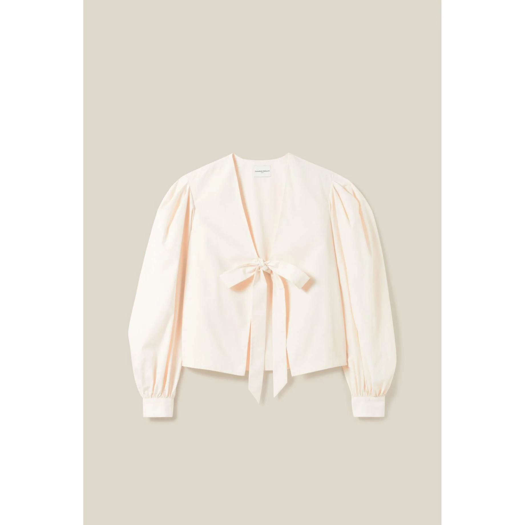 Blouse Col V À Nouer - Image 4