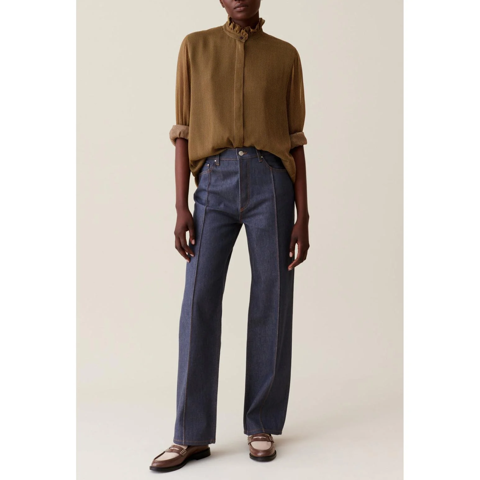 Chemise Fluide Petits Carreaux - Image 3
