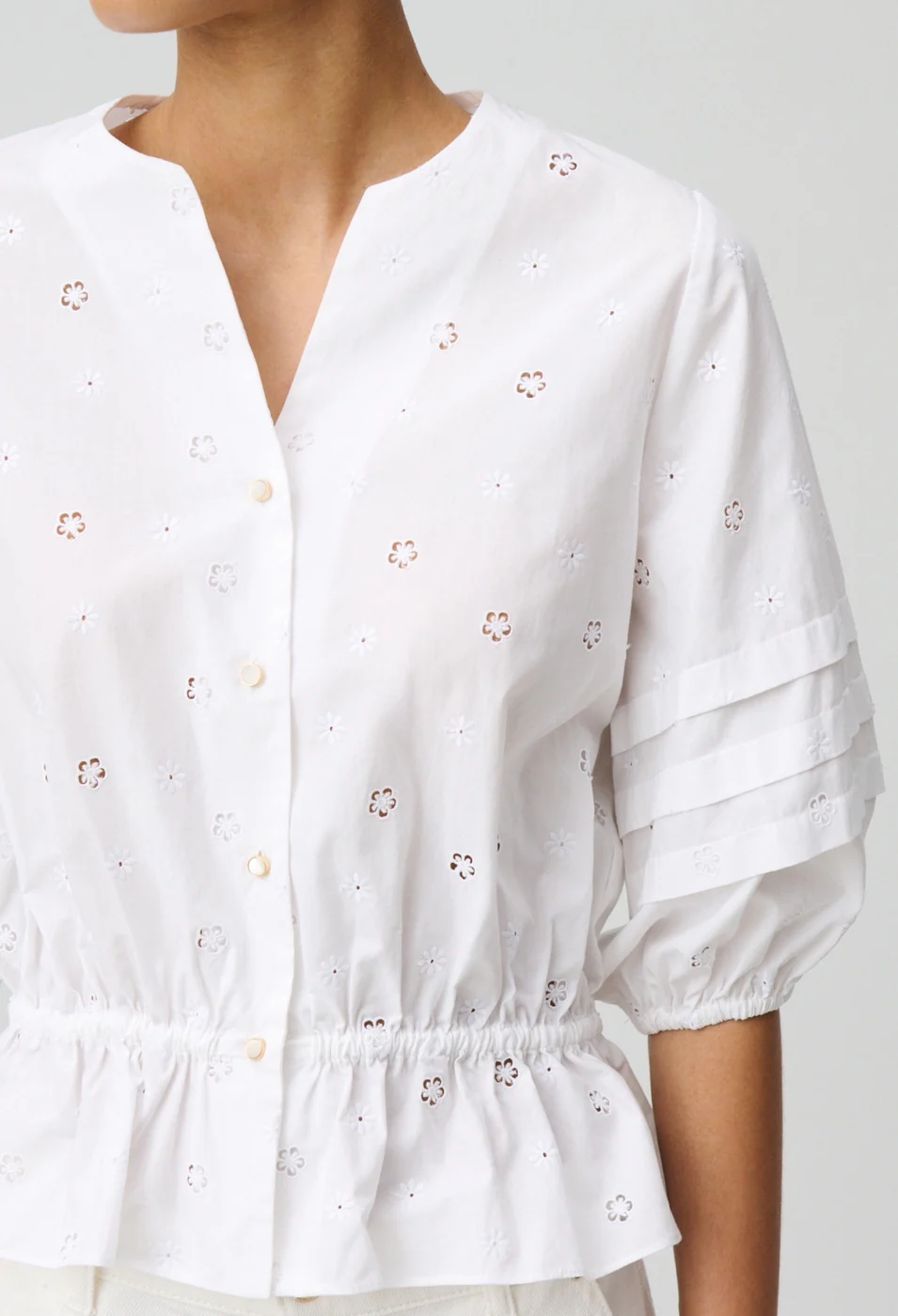 Chemise Claudia Blanc - Image 3