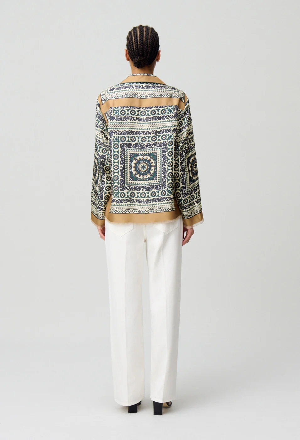 Chemise Colinafoulard Print Fonce - Image 5