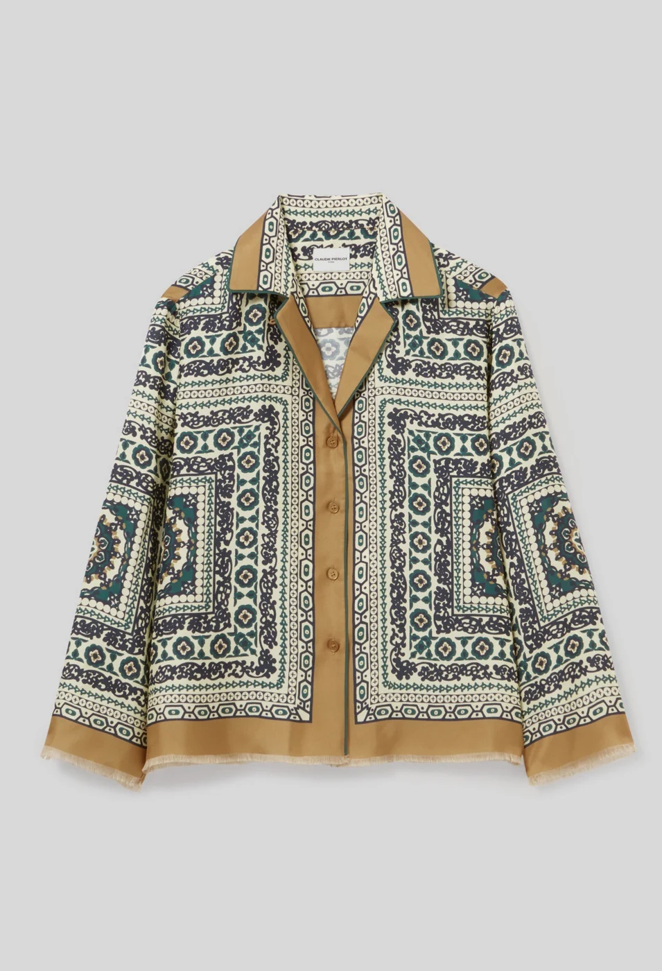 Chemise Colinafoulard Print Fonce - Image 7