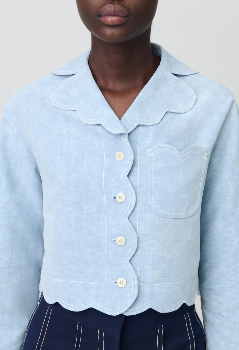 Chemise Cudy Denim Delave - Image 3