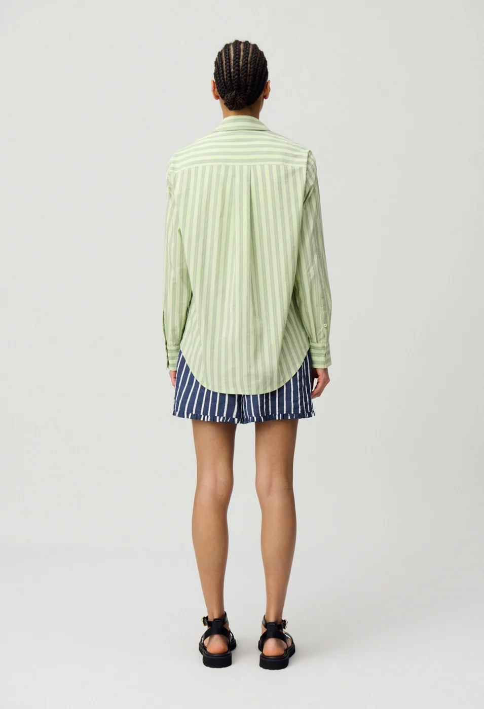 Chemise Calissonrayuresvertes Bicolore - Image 5