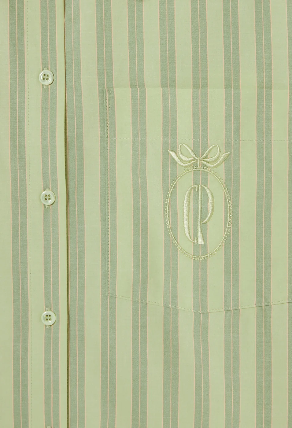 Chemise Calissonrayuresvertes Bicolore - Image 6