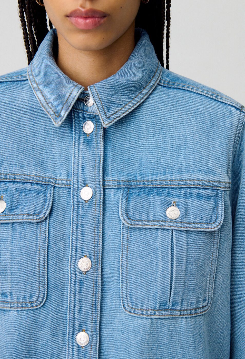 Chemise Calisto Denim Light Blue - Image 3