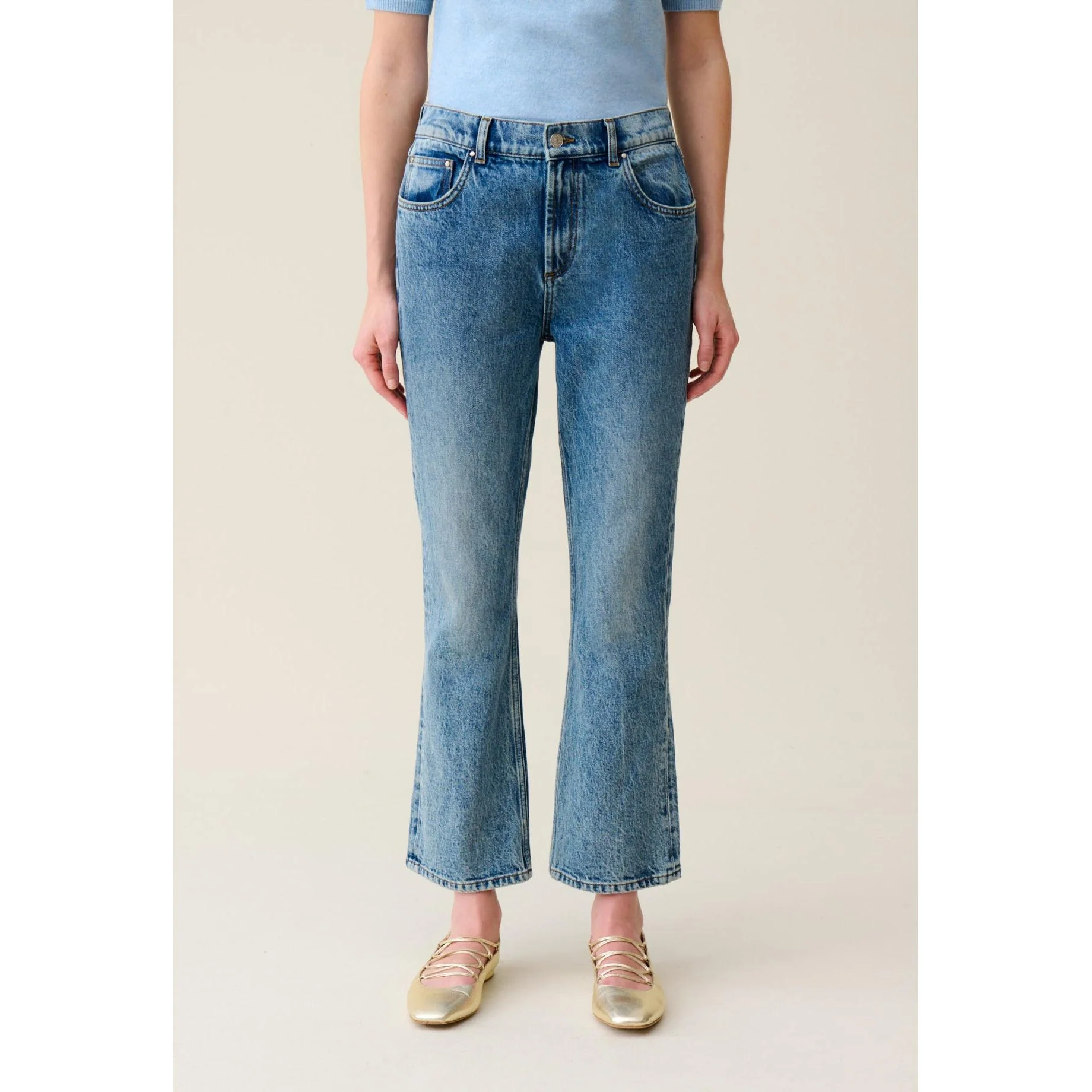Jean Louis Flare Denim Clair - Image 3