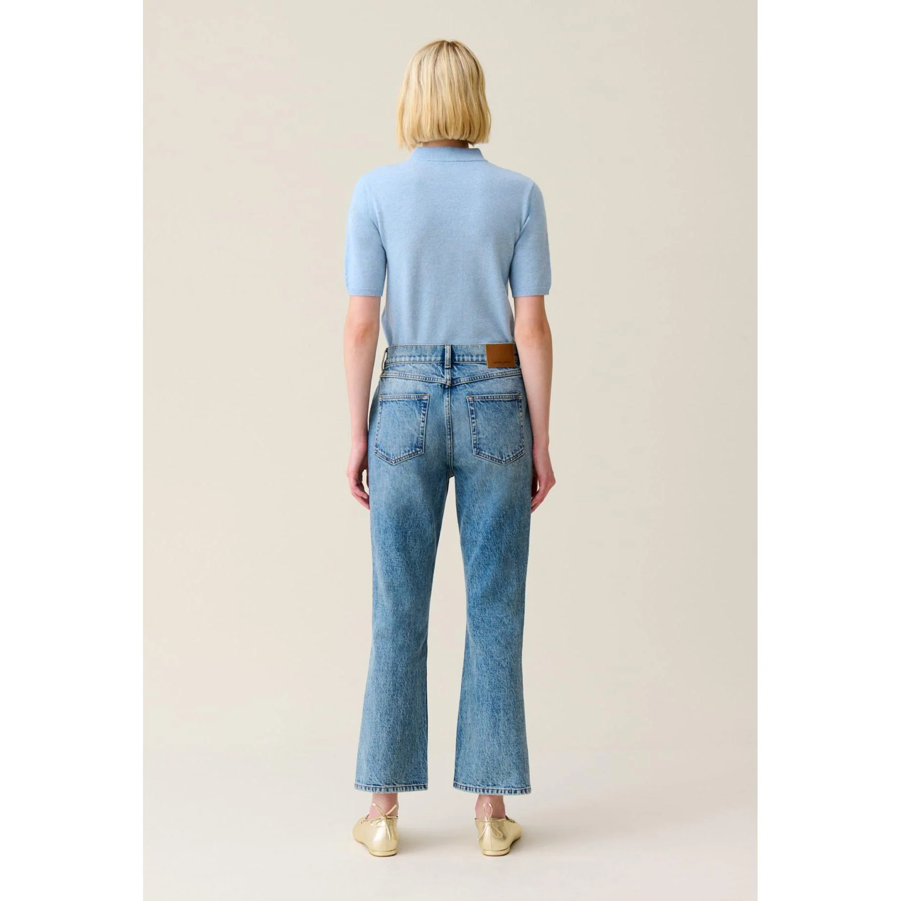 Jean Louis Flare Denim Clair - Image 5