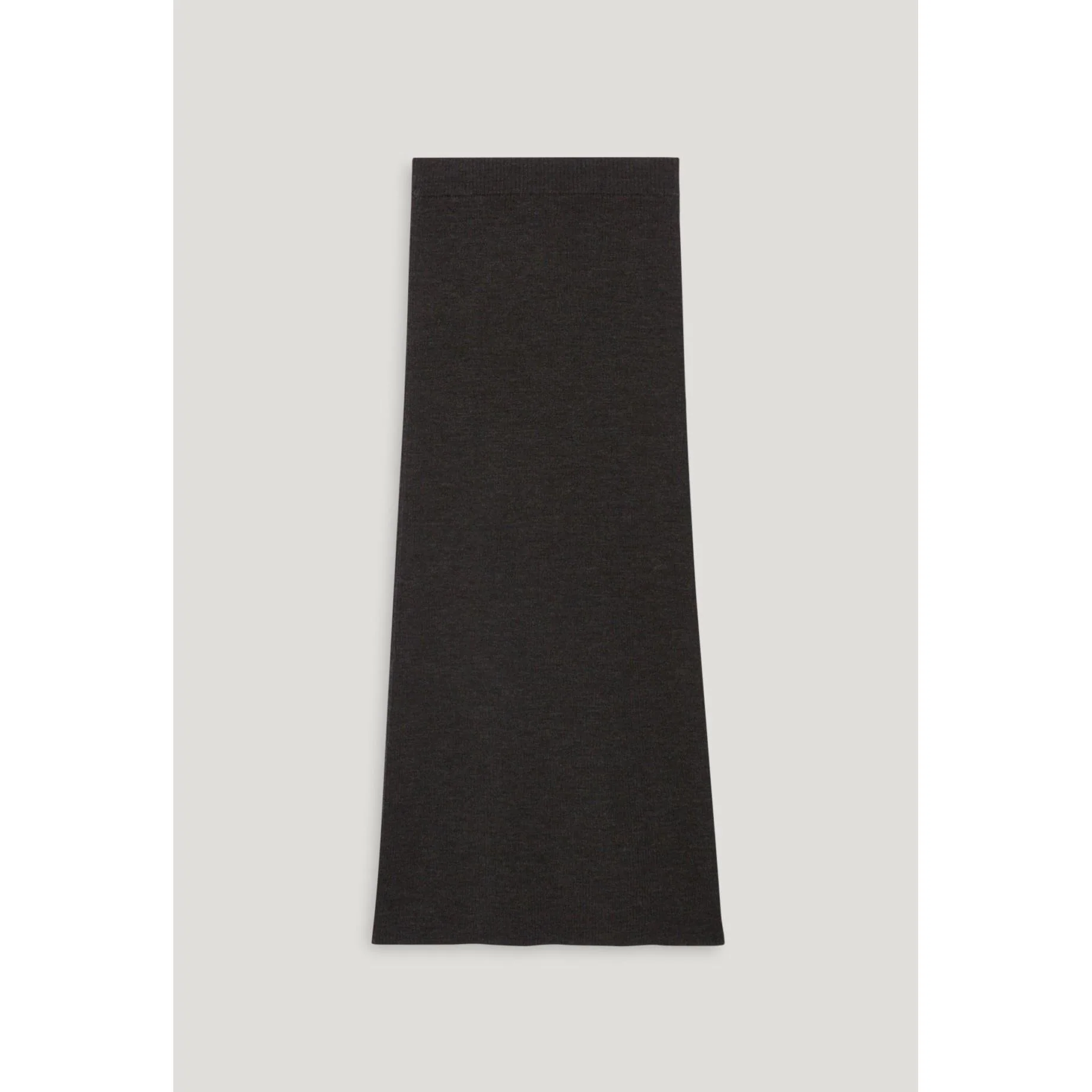 Jupe Longue Maille Gris Chiné - Image 6