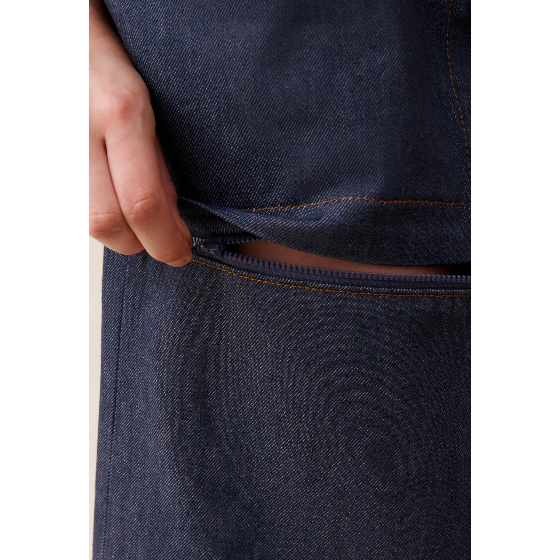 Jupe Denim Zippée Modulable - Image 5