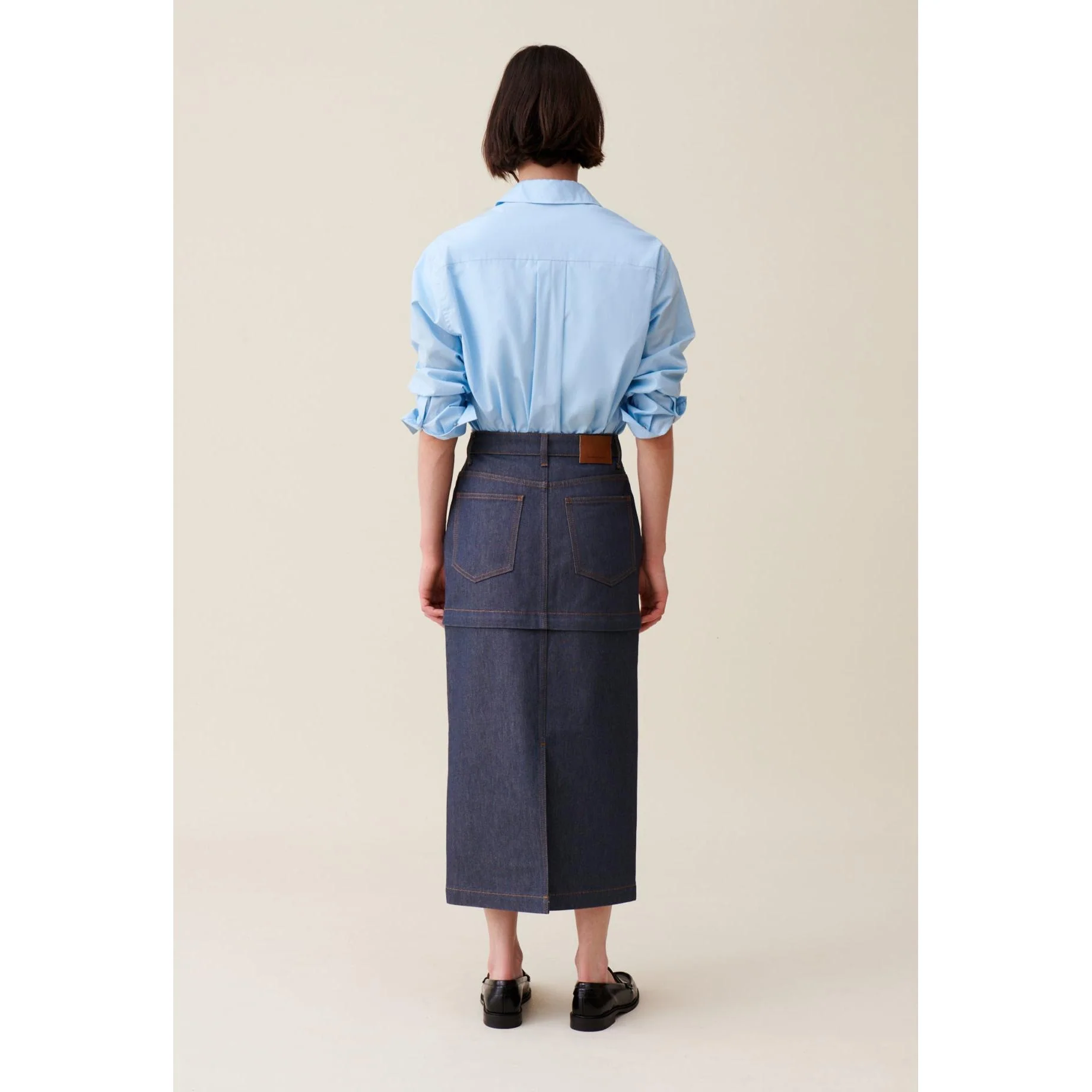 Jupe Denim Zippée Modulable - Image 7
