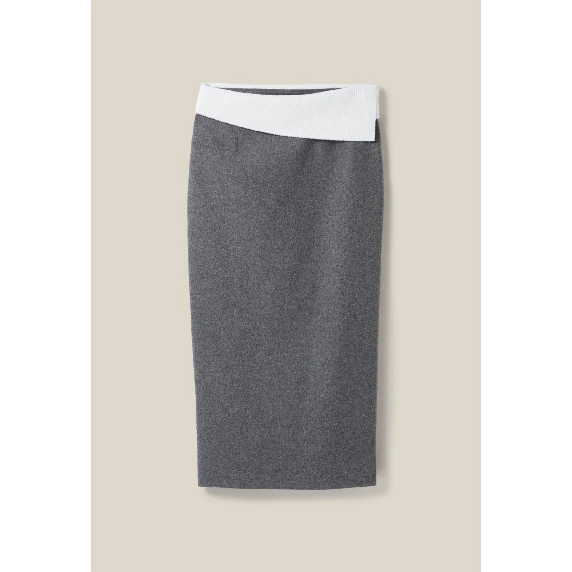 Jupe Droite Gris - Image 2