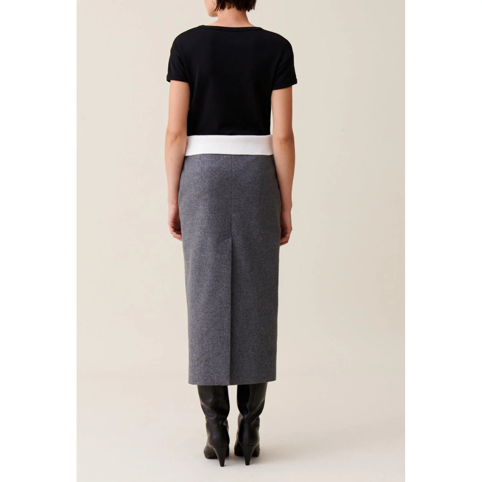 Jupe Droite Gris - Image 6