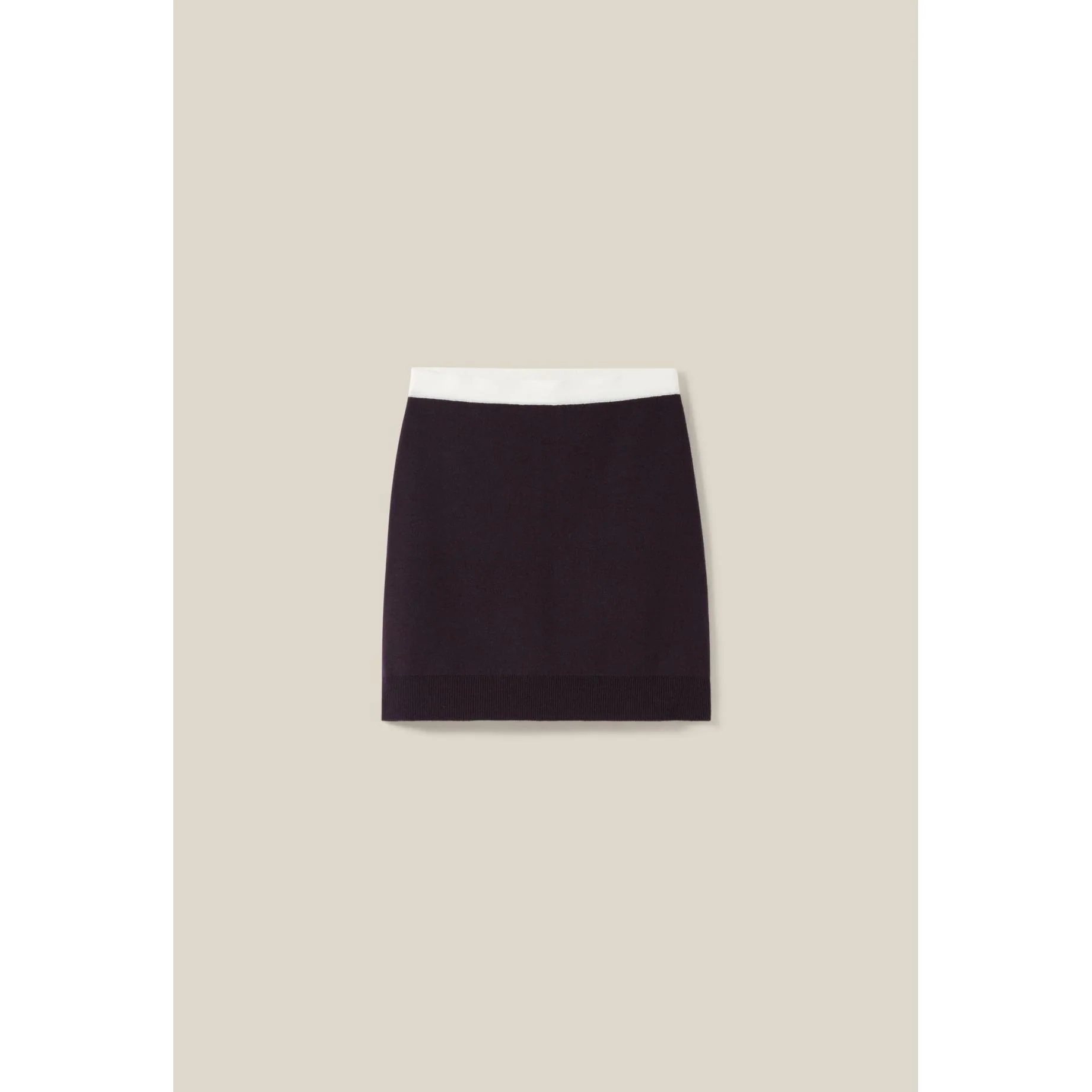 Jupe Courte Laine Taille Élastiquée - Image 5