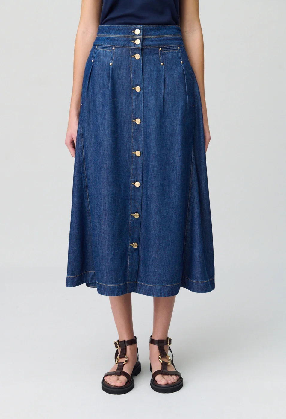 Jupe Siham Denim Indigo - Image 2