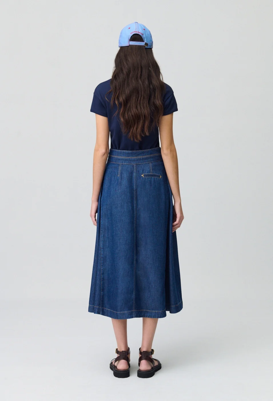 Jupe Siham Denim Indigo - Image 5