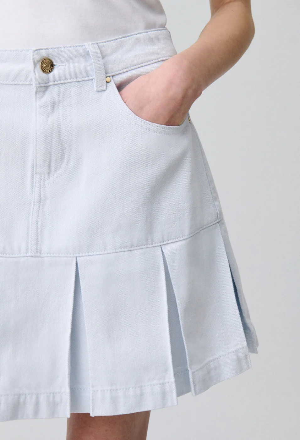 Jupe Salamandre Denim Very Light Blue - Image 3