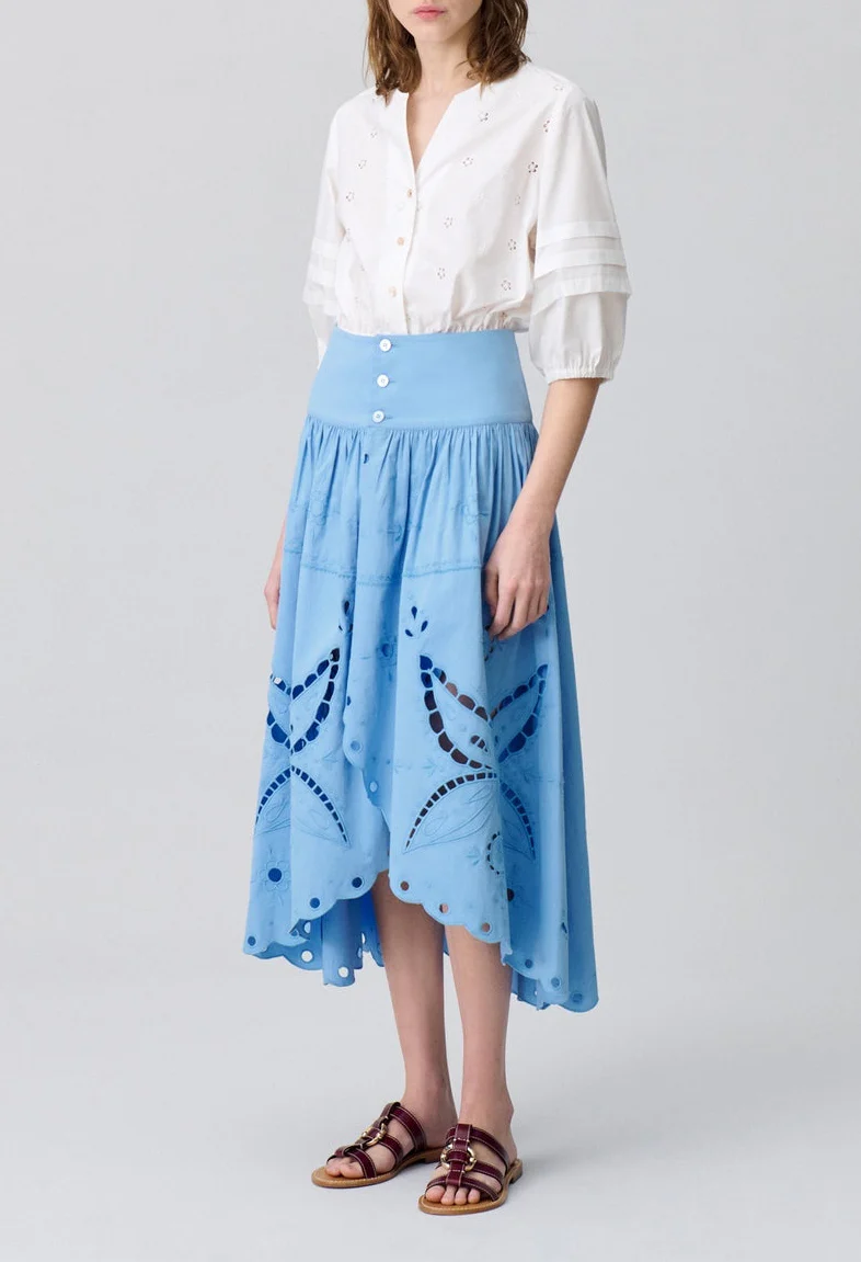 Jupe Sakina Bleu Ciel - Image 2