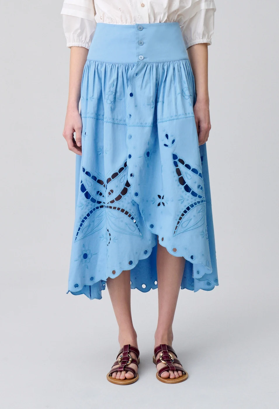 Jupe Sakina Bleu Ciel - Image 3