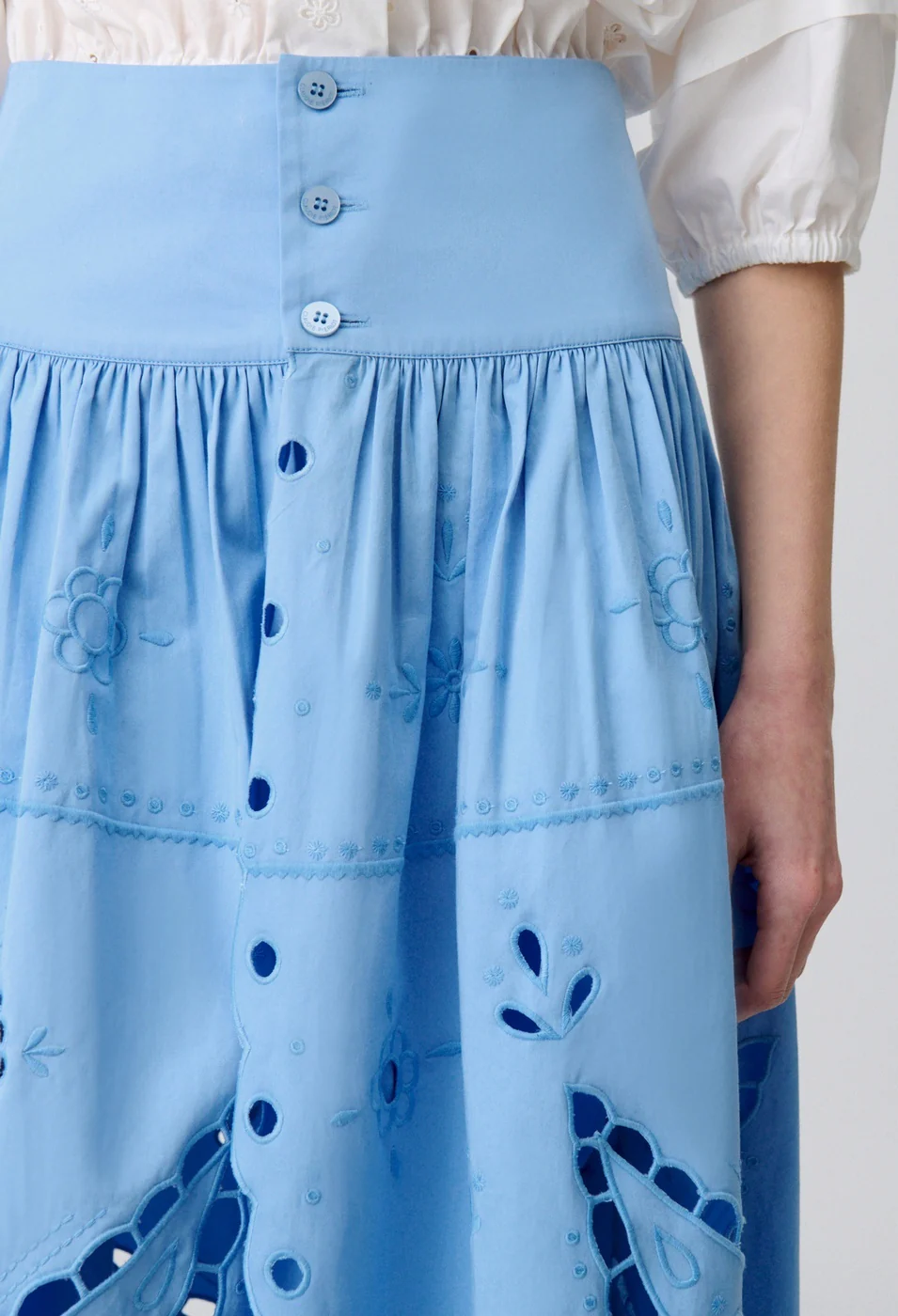 Jupe Sakina Bleu Ciel - Image 4
