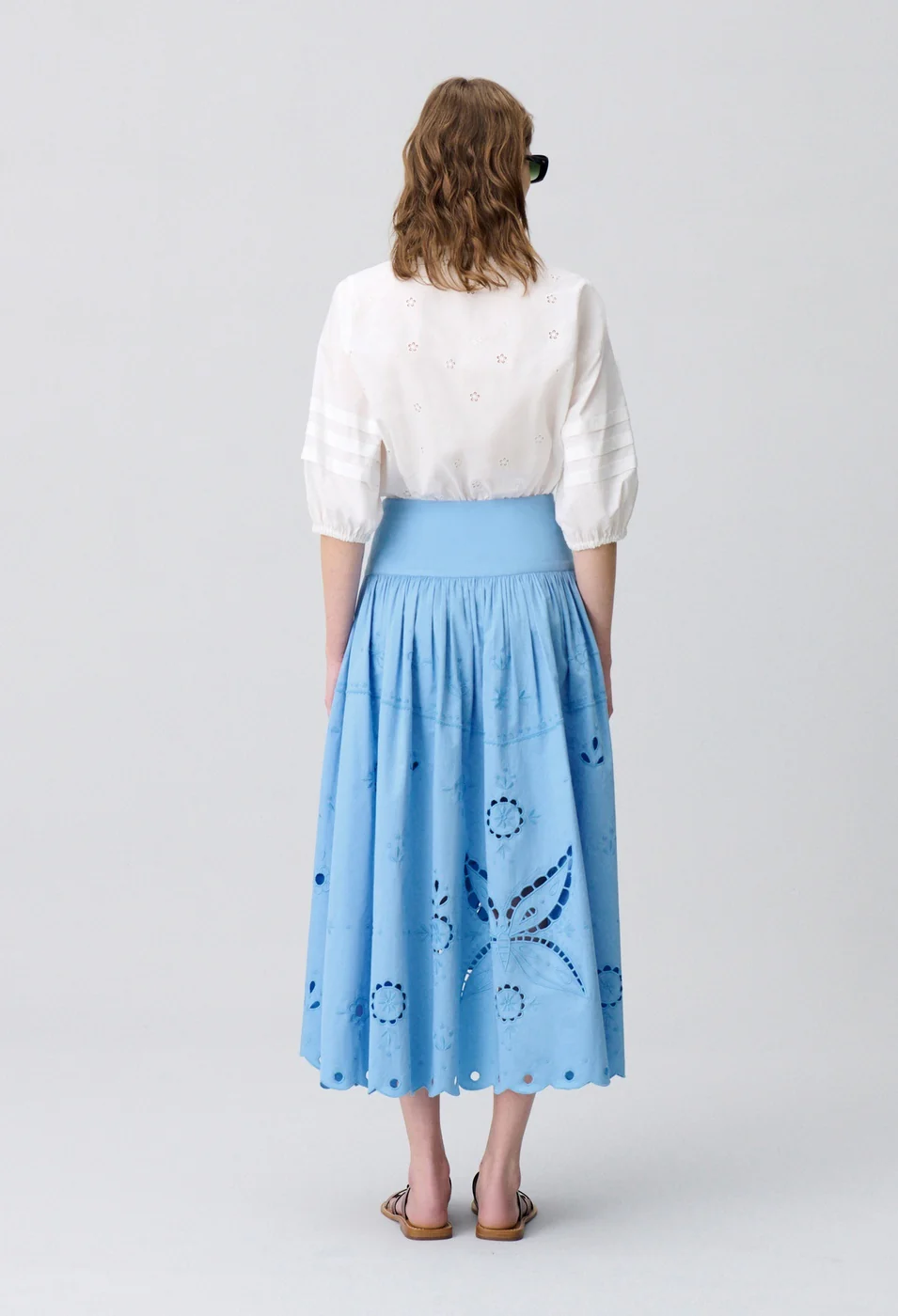 Jupe Sakina Bleu Ciel - Image 5