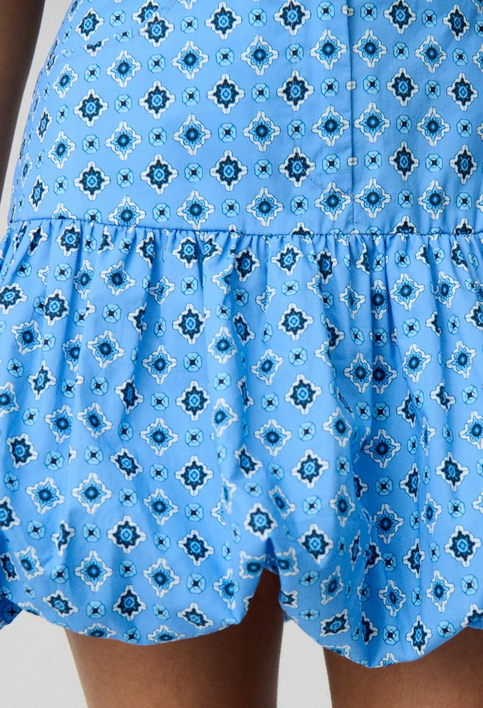 Jupe Sunebis Print Bleu Fonce - Image 3