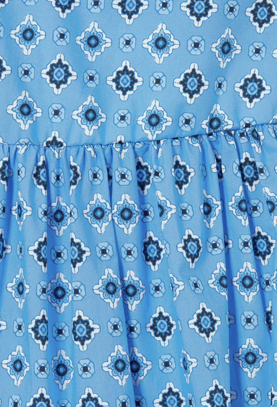 Jupe Sunebis Print Bleu Fonce - Image 7