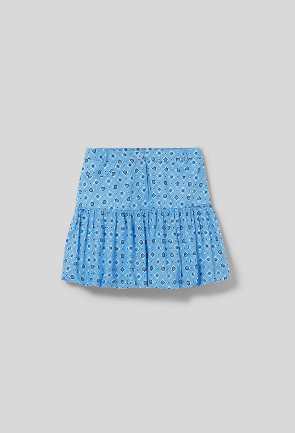 Jupe Sunebis Print Bleu Fonce - Image 8