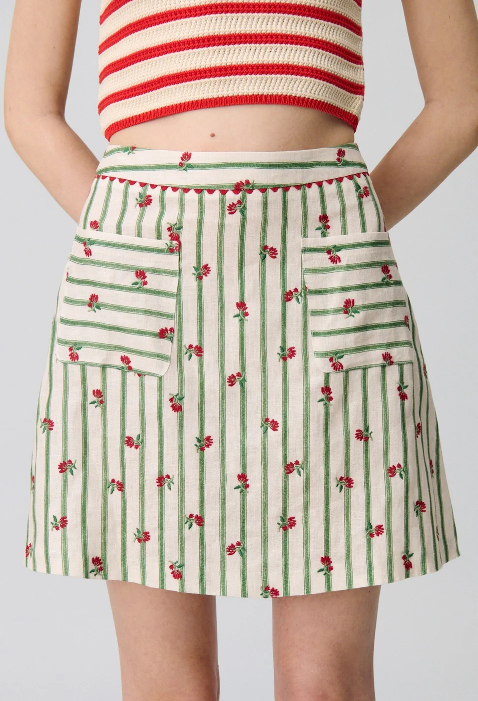 Jupe Sauge Bicolore - Image 3