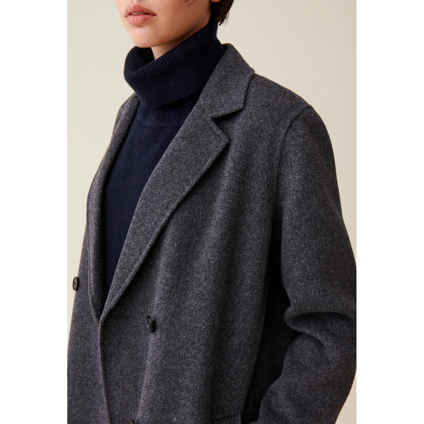 Manteau Galant Gris Chine - Image 2