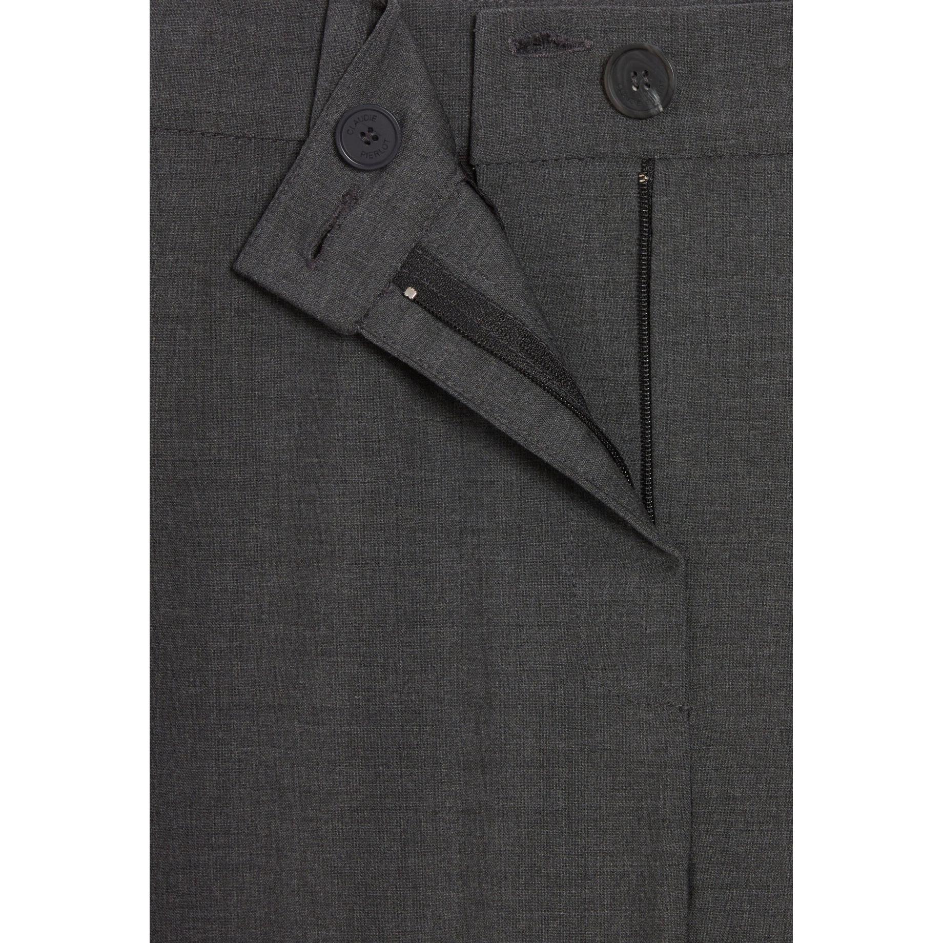 Pantalon Tailleur Gris Chiné - Image 5