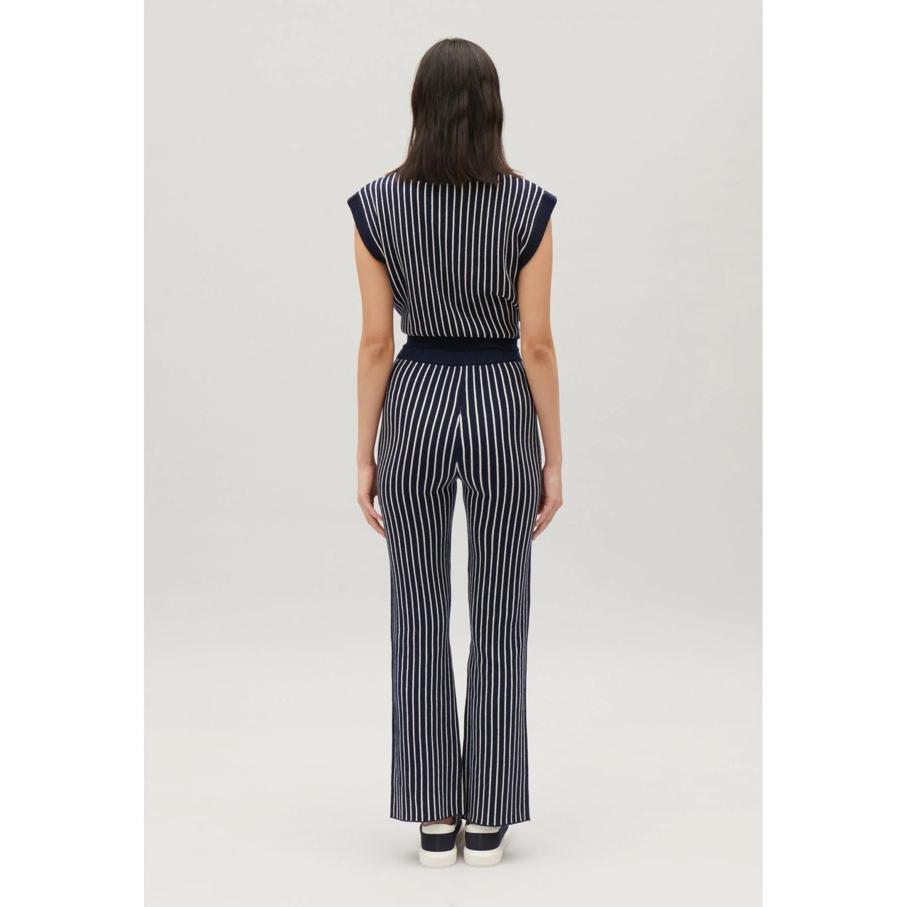 Pantalon Maille Rayures - Image 3