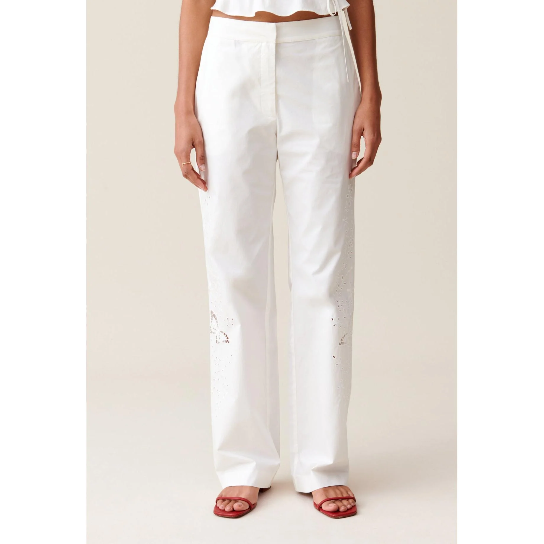 Pantalon Droit Brodé - Image 2