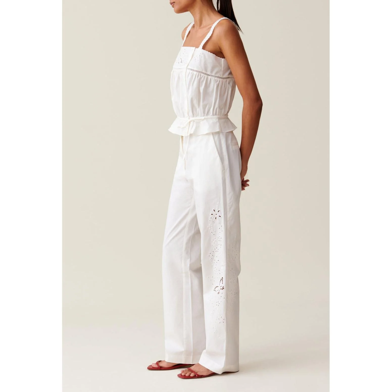 Pantalon Droit Brodé - Image 3