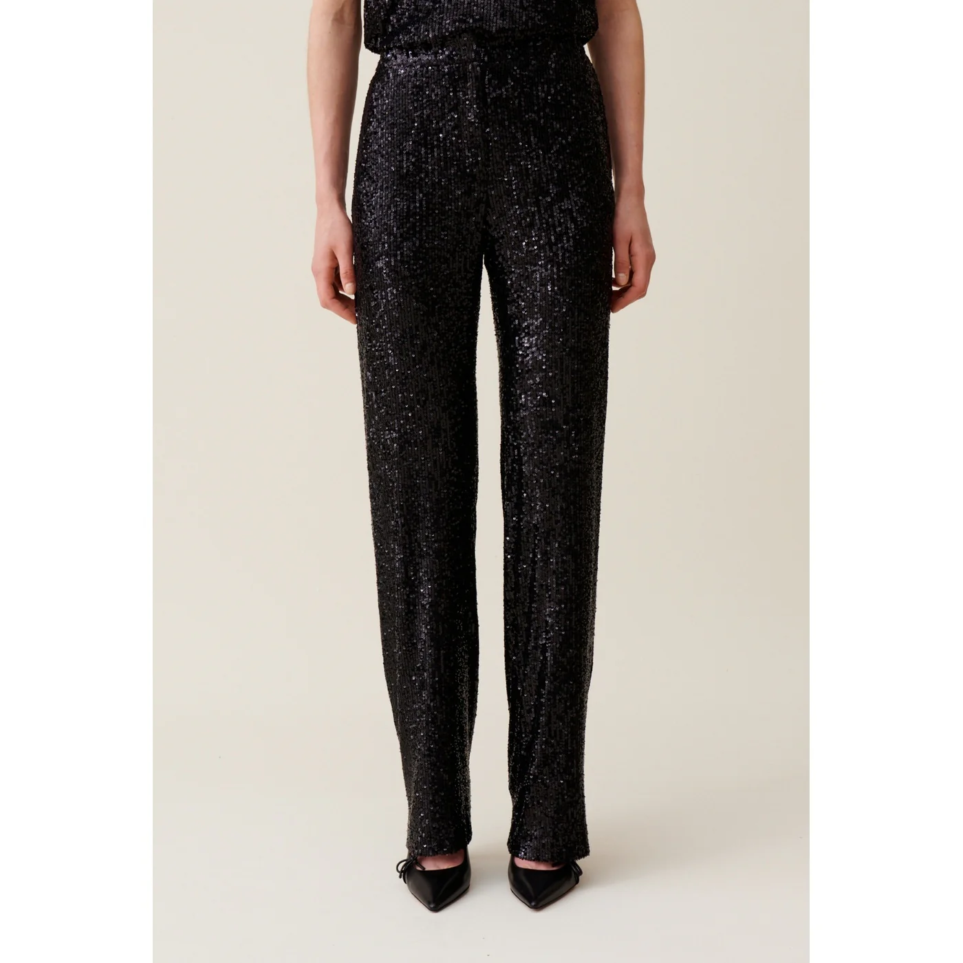 Pantalon Paillette Noir - Image 2