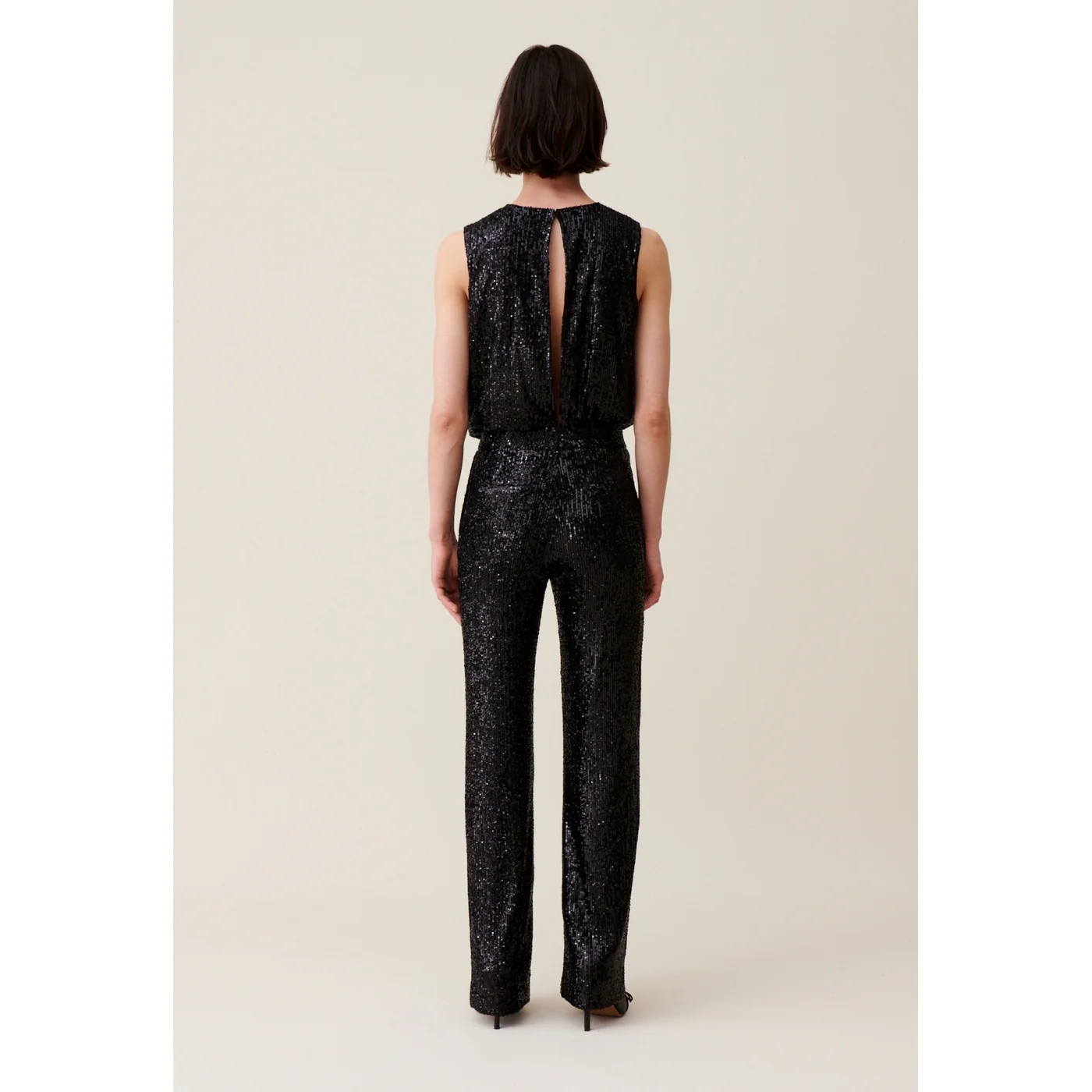 Pantalon Paillette Noir - Image 4