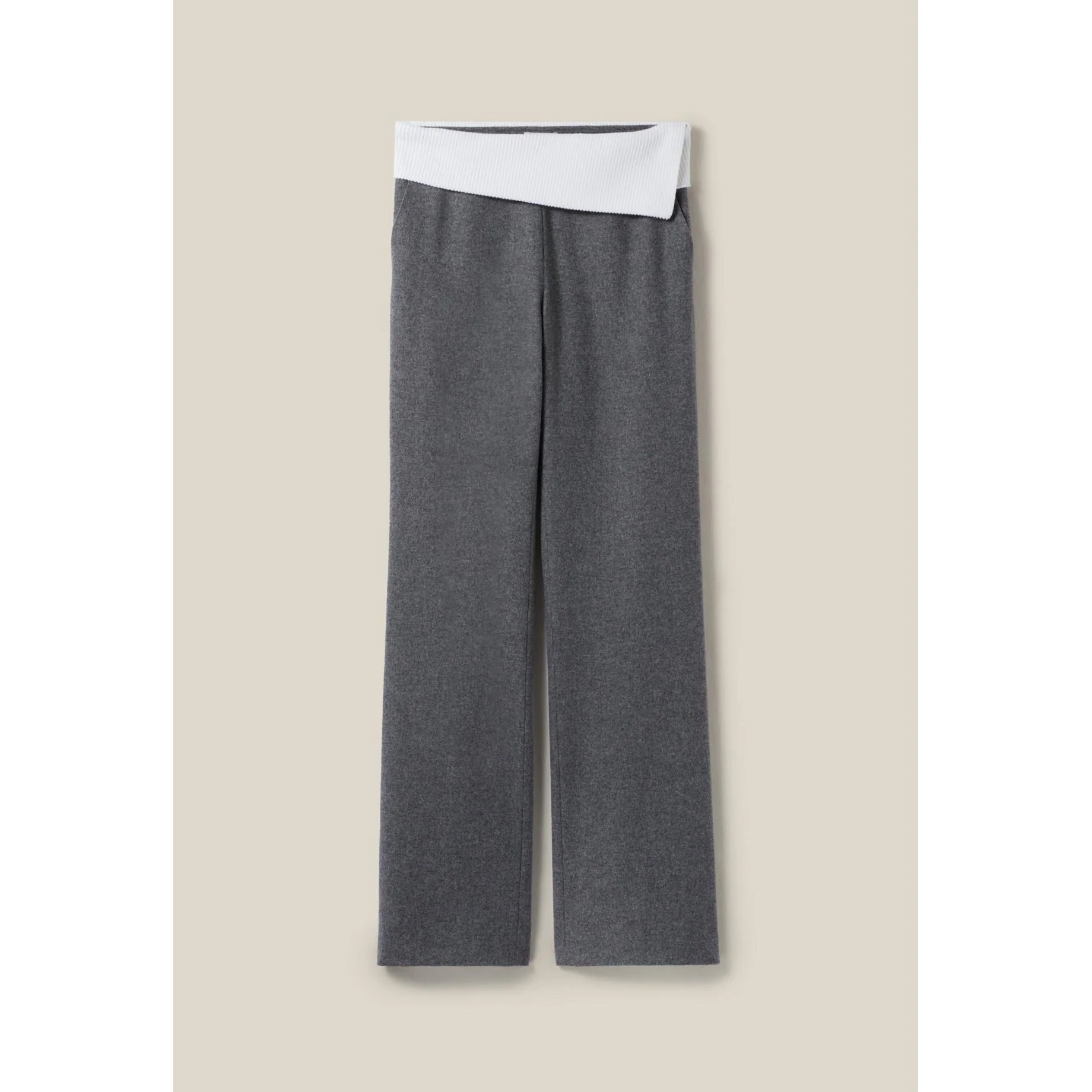 Pantalon Droit Ceinture Contrastée - Image 6