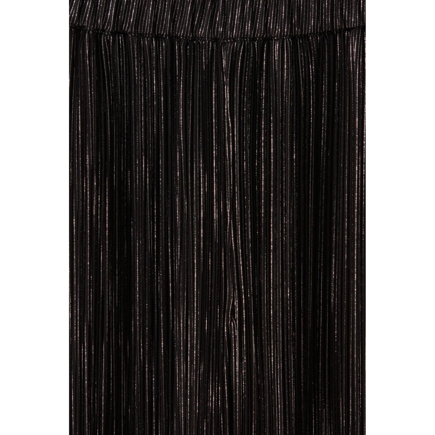 Pantalon Fluide Plissé Argenté - Image 5