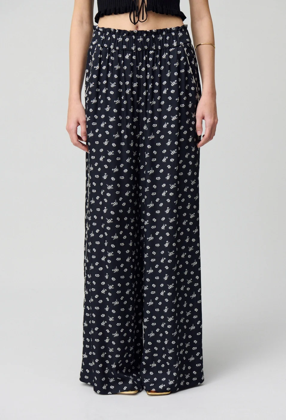 Pantalon Pantinpetitesfleurs Print Fonce - Image 2