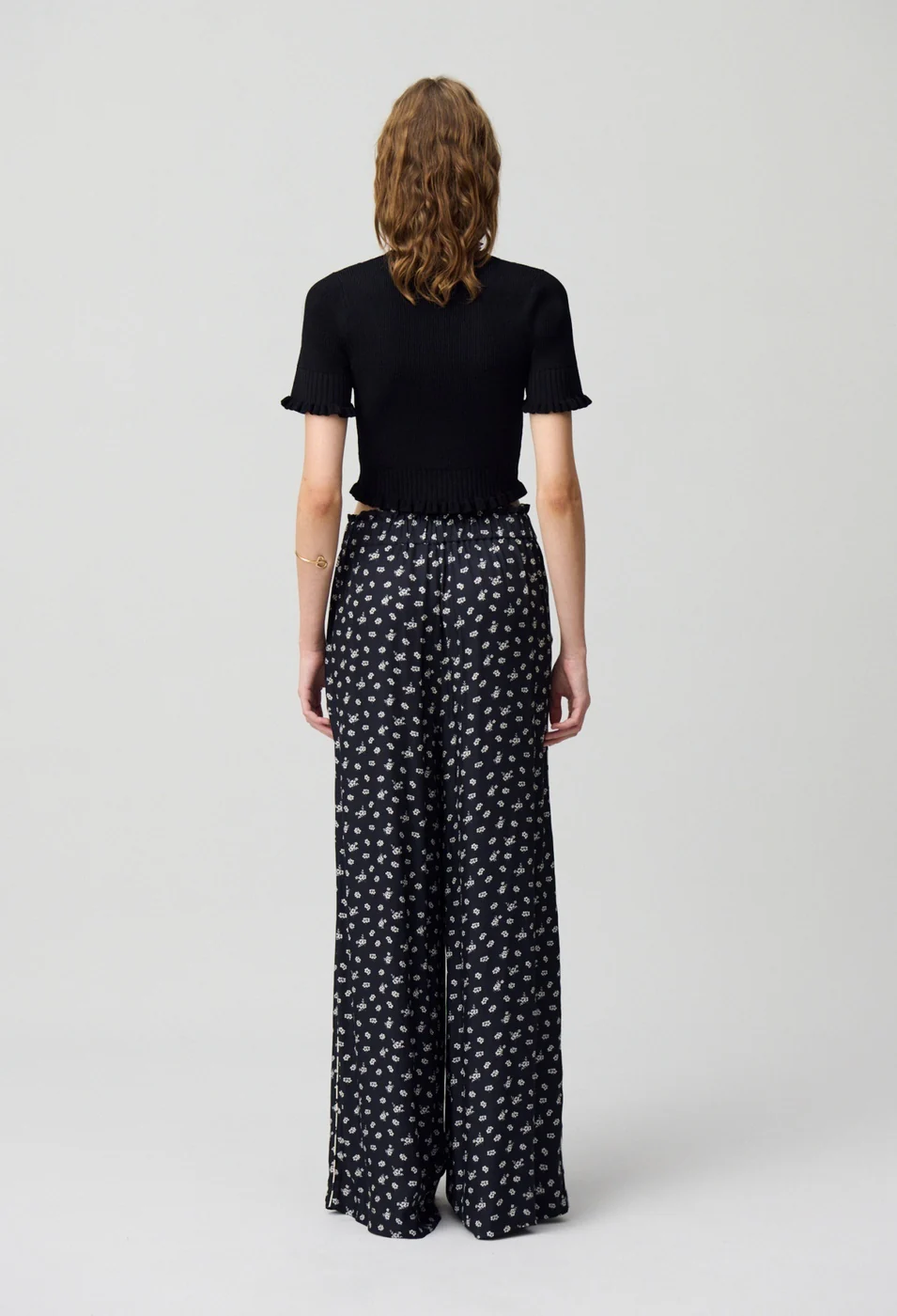 Pantalon Pantinpetitesfleurs Print Fonce - Image 5